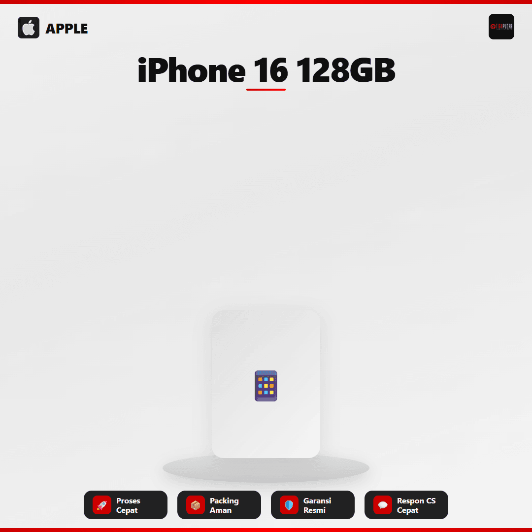 IPHONE 16 128GB GDN BLACK